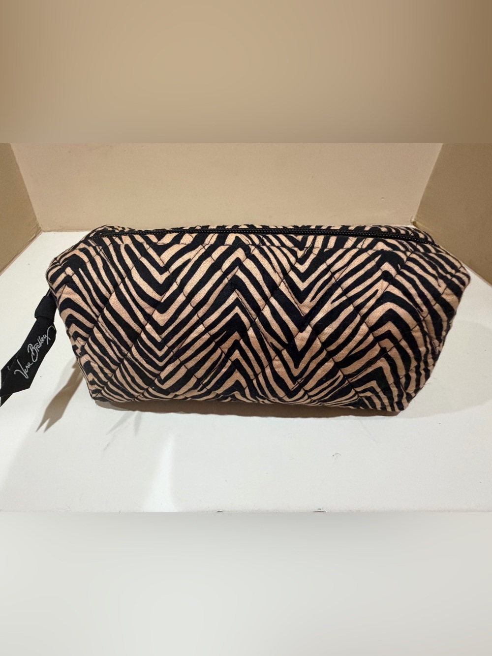 Vera Bradley Animal Print Makeup Brush/Cosmetic Pouch